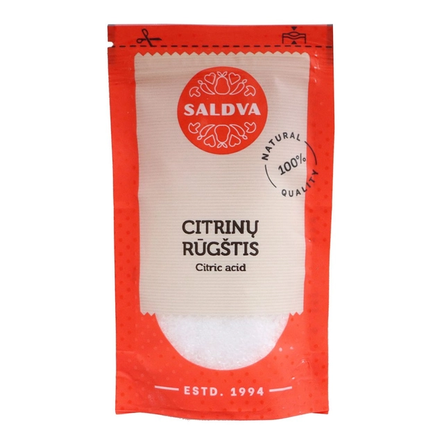 Citrinų rūgštis SALDVA, 55 g