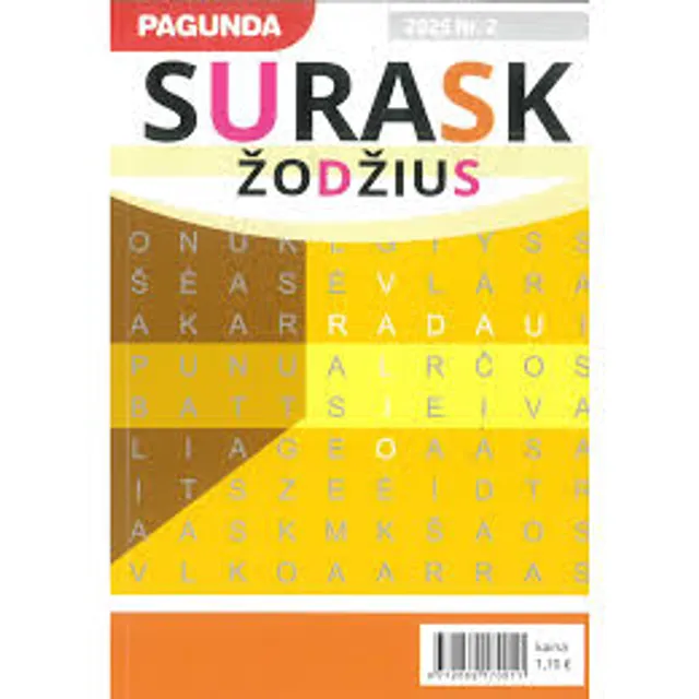 Žurnalas PAGUNDA SURASK ŽODŽIUS