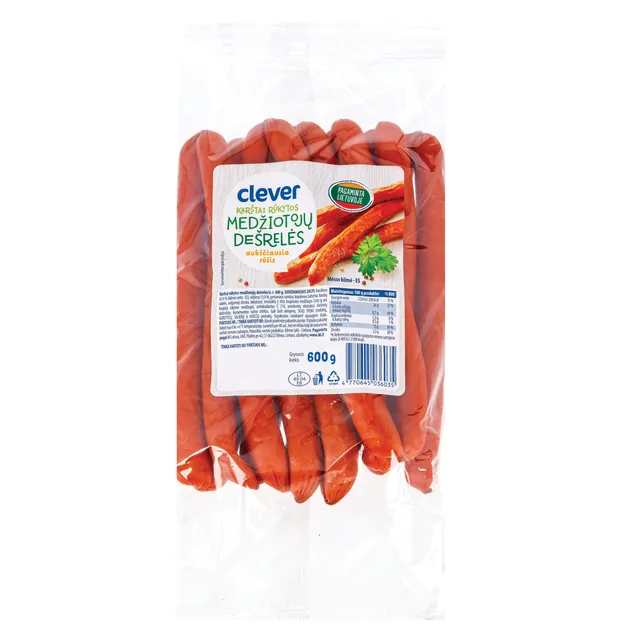 Hunter sausages CLEVER, 600 g