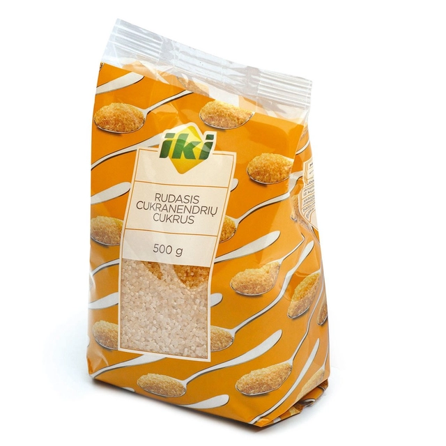 Rudasis cukranendrių cukrus IKI, 500 g