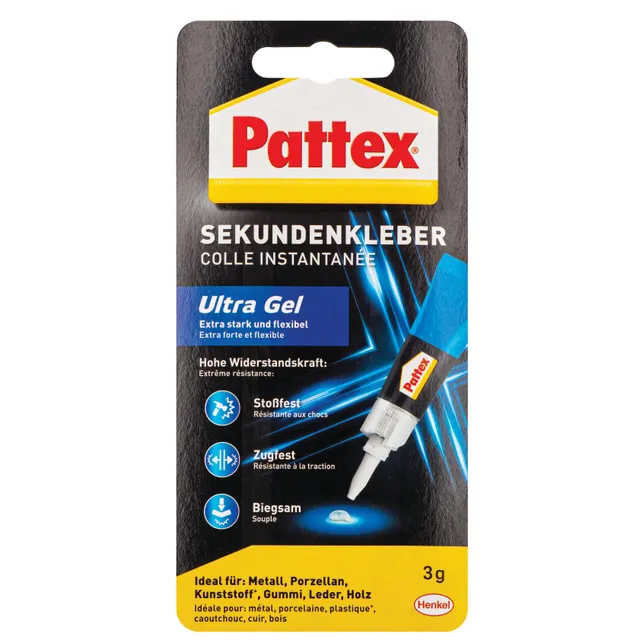 Super geliniai klijai PATTEX, 3 g