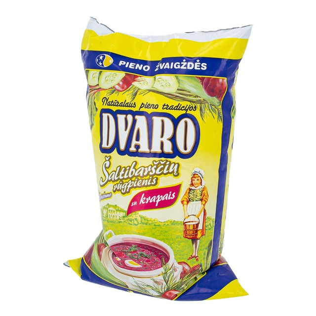 Šaltibarščių rūgpienis su krapais DVARO 6% rieb., 1kg