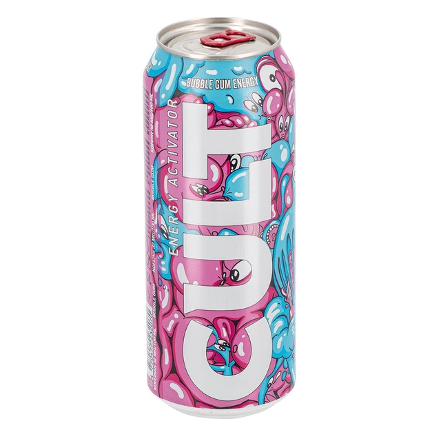 Energinis gėrimas CULT BUBBLE GUM, 500 ml