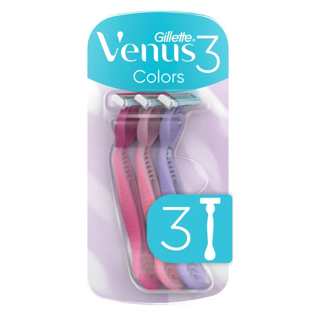 Vienkartiniai skustuvai VENUS 3, 3 vnt.