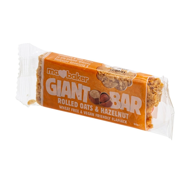 Овсяный батончик с фундуком MA BAKER GIANT BAR HAZELNUT, 90 г