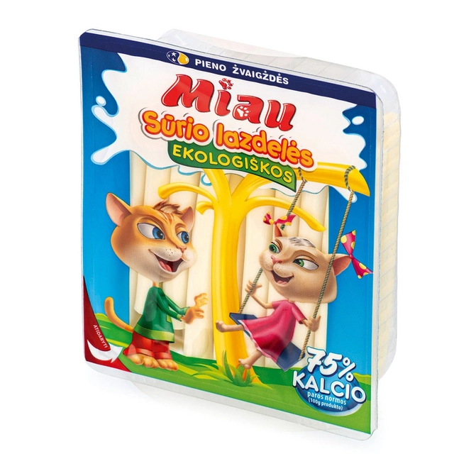 Органические сырные палочки MIAU, 40% жира, 270 г