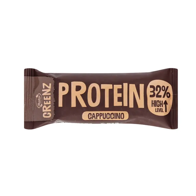Baltyminis batonėlis GREENZ PROTEIN CAPPUCCINO, 32 g