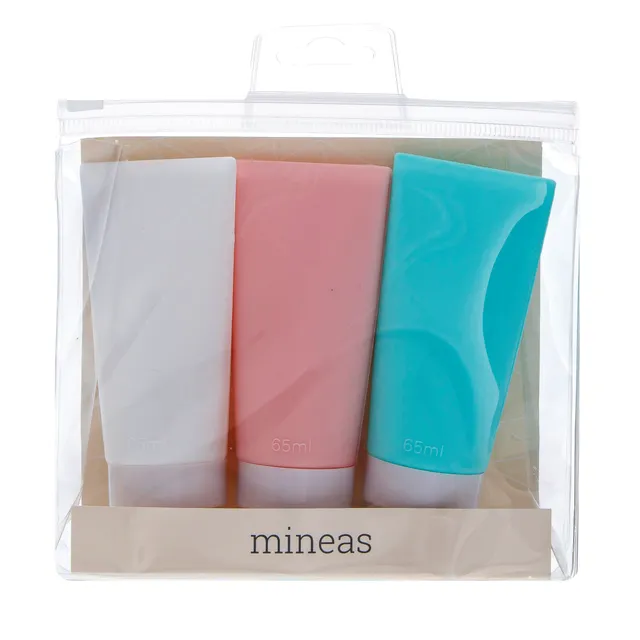 Silikoniniai kelioniniai indeliai MINEAS (65 ml), 3 vnt.