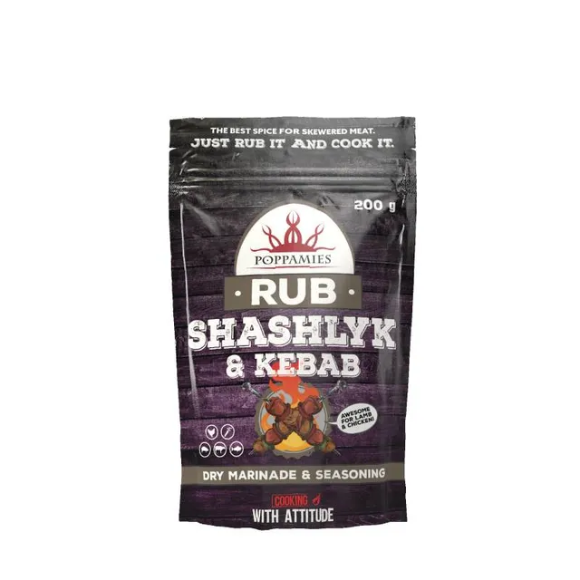Spice mix for shashlik and kebabs POPPAMIES, 200 g