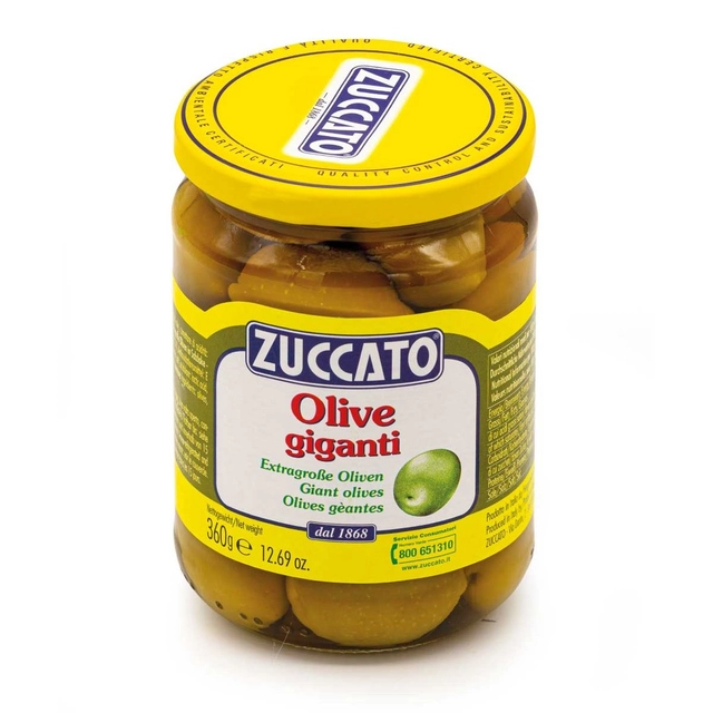 Didžiosios alyvuogės su kauliukais ZUCCATO, 370 g