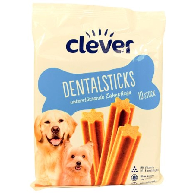Лакомство для собак DENTALSTICK CLEVER, 10 шт.