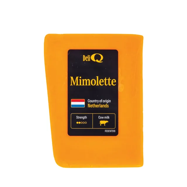 Puskietis fermentinis sūris DELI Q MIMOLETTE, 42% rieb., 130 g