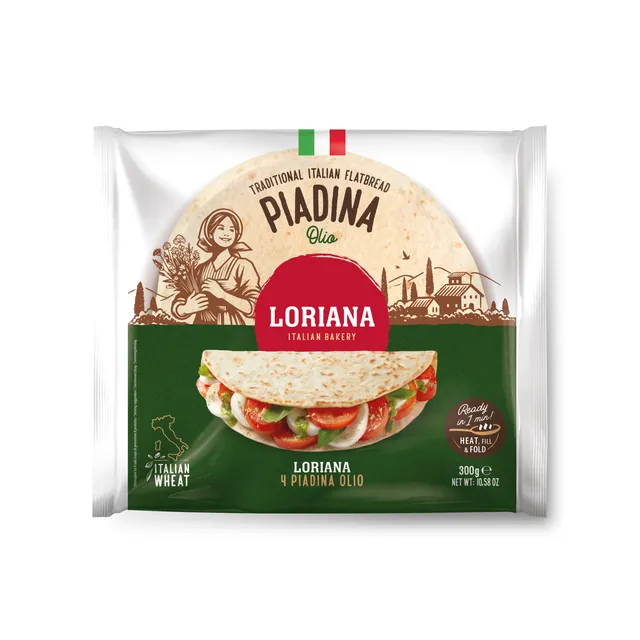 Itališka duona su alyvuogių aliejumi PIADINA, 300 g