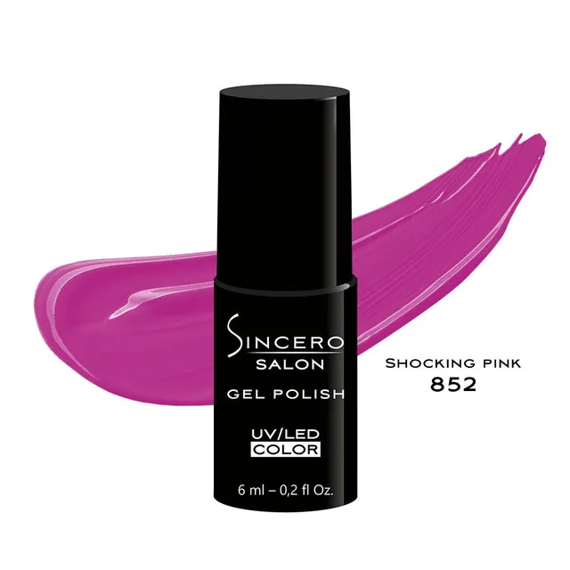 Gelinis nagų lakas SINCERO SALON, 6 ml 852