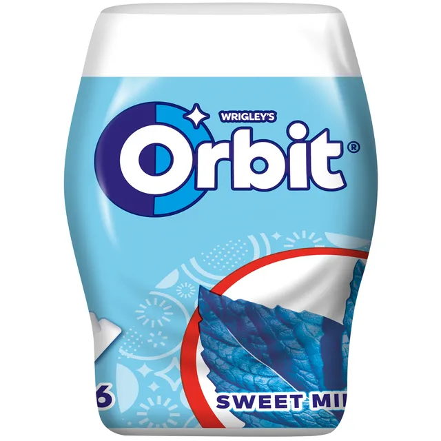 Mėtų skonio kramtomoji guma ORBIT SWEET MINT, 64 g