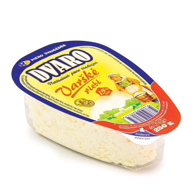 Riebi varškė DVARO, 15% rieb., 250 g
