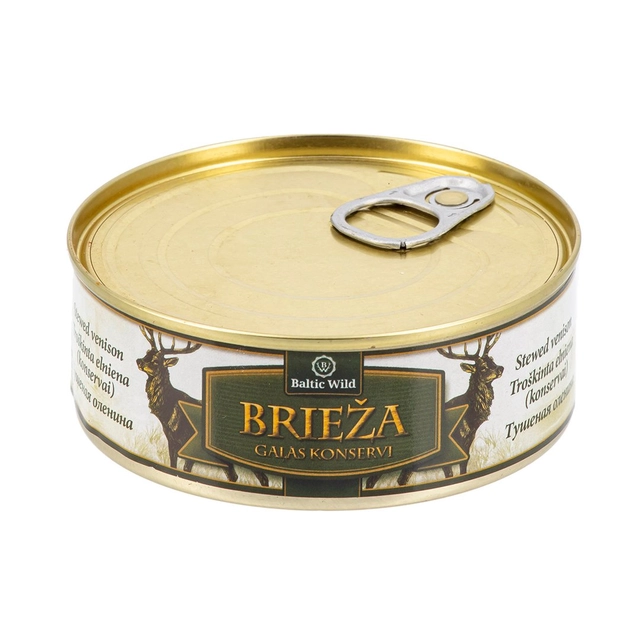 Консервированное тушеное мясо оленя BALTIC WILD, 250 g