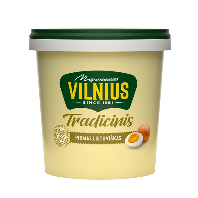 Pirmas lietuviškas majonezas VILNIUS, 1 l (985 g)