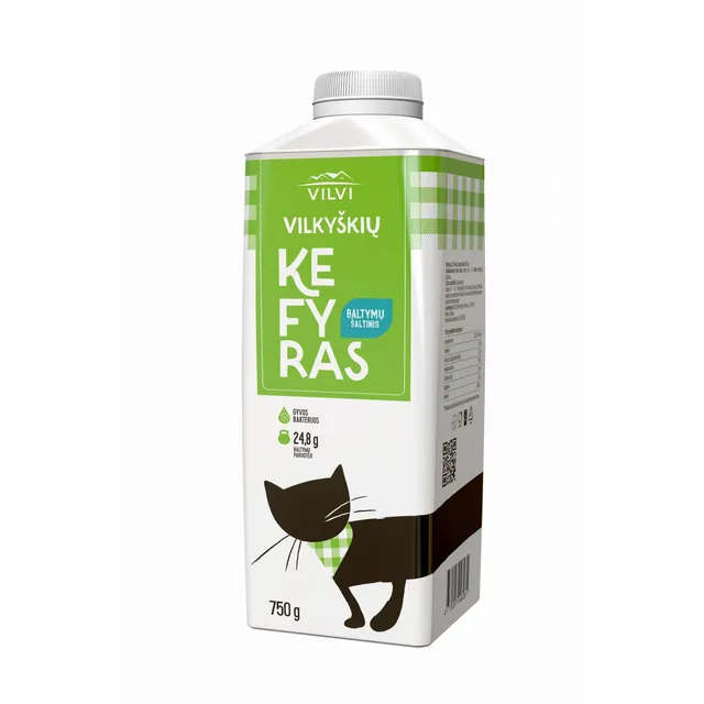 Kefyras VILKYŠKIŲ, 2,5% rieb., 750 g 