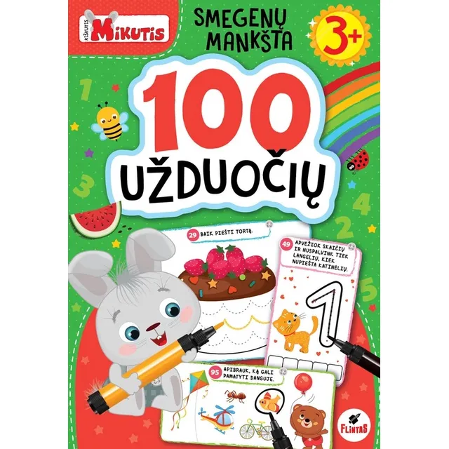 Knyga 100 UŽDUOČIŲ NUO 3 METŲ R. DMUCHOVSKIENĖ