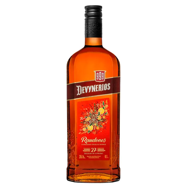 Trauktinė RAUDONOS DEVYNERIOS (35%), 700 ml