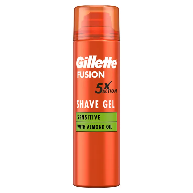 Shaving gel GILLETTE FUSION ULTRA SENSITIVE, 200 ml