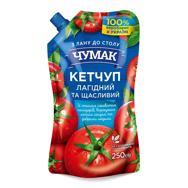 Mild ketchup CHUMAK, 250 g