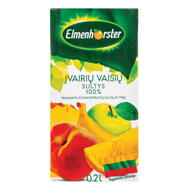 Mixed fruit juice ELMENHORSTER, 200 ml