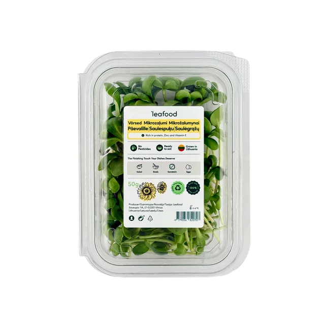 Saulėgrąžų daigai LEAFOOD, 50 g