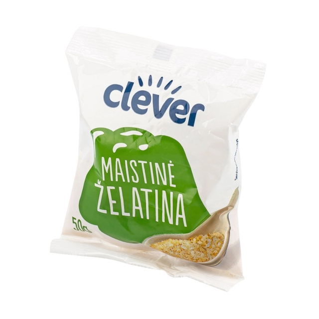 Maistinė želatina CLEVER, 50 g