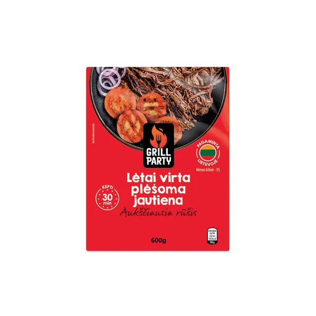 Lėtai virta GRILL PARTY jautiena vakuume 600g