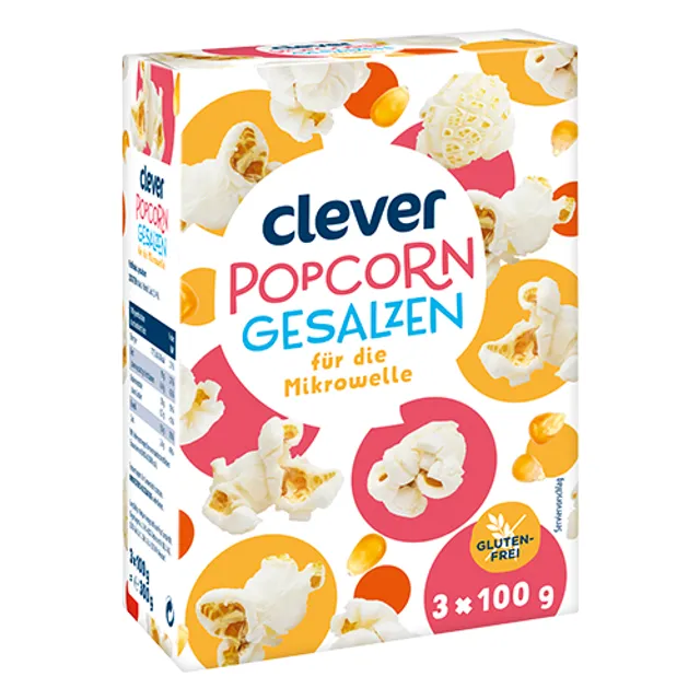 Sūrūs spragėsiai CLEVER, 3x100 g