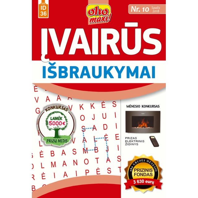 Žurnalas OHO MAXI ĮVAIRŪS IŠBRAUKYMAI, 1 vnt.