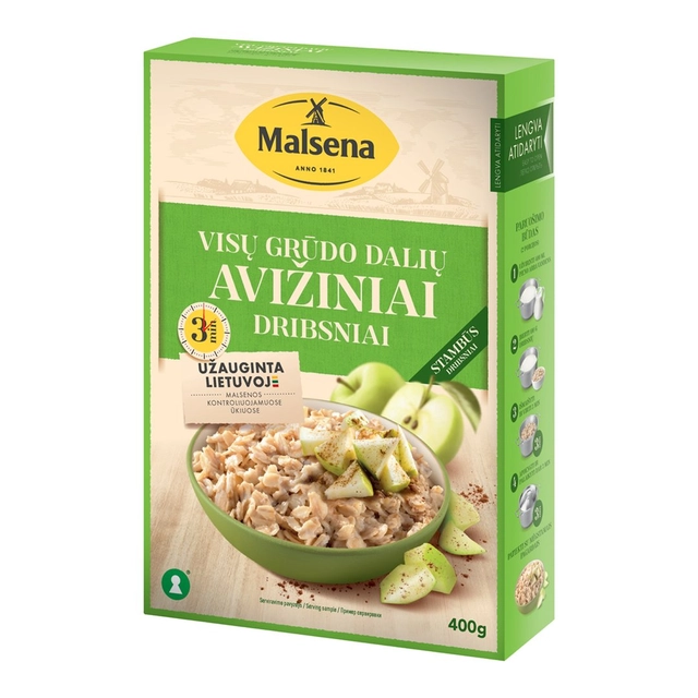 Avižiniai dribsniai MALSENA ENERGIJA, 400 g