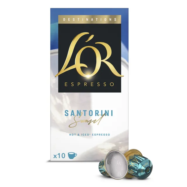 Coffee capsules L'OR SANTORINI, 10 pcs.