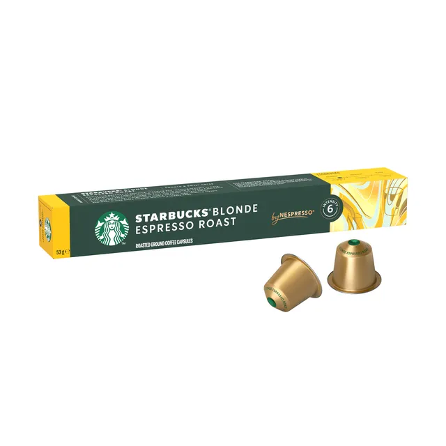 Coffee capsules STARBUCKS BLONDE ESPRESSO ROAST BY NESPRESSO, 10 pcs.