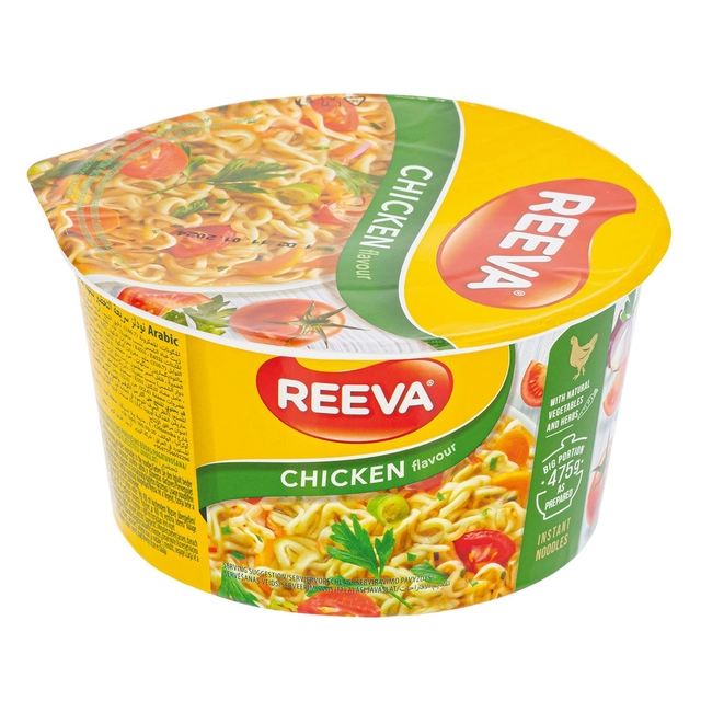 Makaronai vištienos skonio REEVA, 75 g