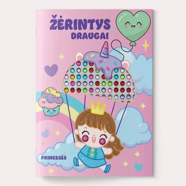 ŽĖRINTYS DRAUGAI. SPALVINIMO KNYGA