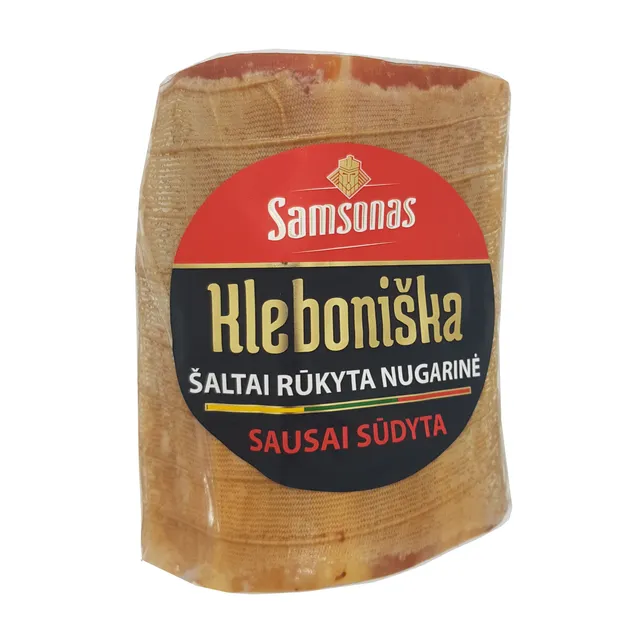 Šaltai rūkyta Kleboniška kiaulienos nugarinė 