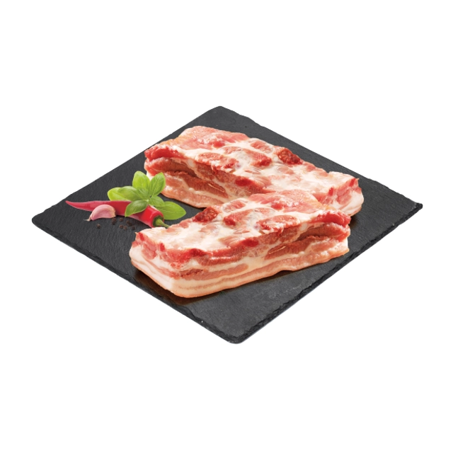 Pork bacon with bone