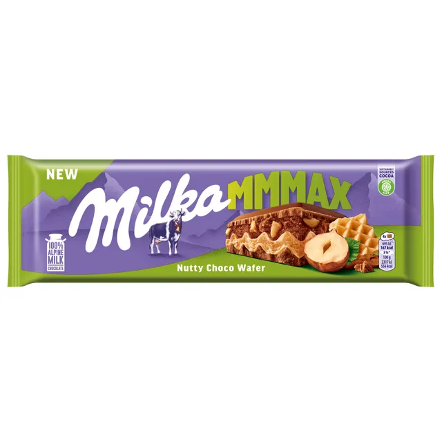 Шоколад MILKA CHOCO NUTTY WAFER, 270 г