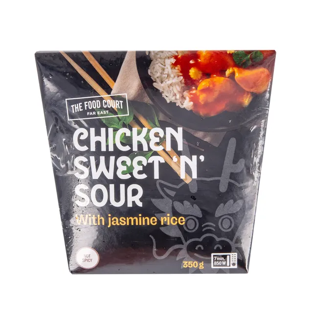 Sweet and sour chicken with jasmine rice NICE'N EASY, 350 g