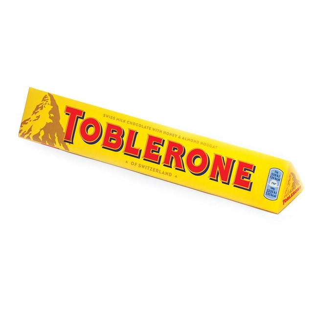 Milk chocolate TOBLERONE, 100 g