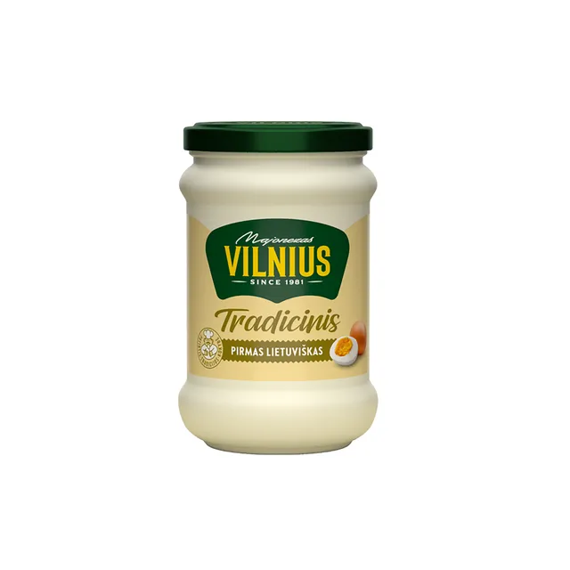 Majonezas VILNIUS PIRMAS LIETUVIŠKAS, 250 ml (245 g)