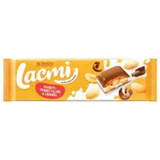 Pieninis šokoladas su žemės riešutais LACMI, 295 g