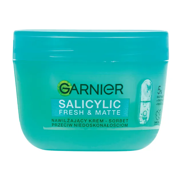 Увлажняющий крем-сорбет GARNIER PURE ACTIVE SALICYLIC FRESH & MATTE, 85 мл