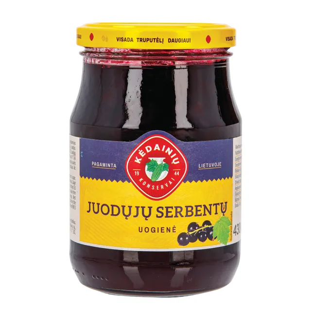 Blackcurrant Jam KĖDAINIŲ, 430 g