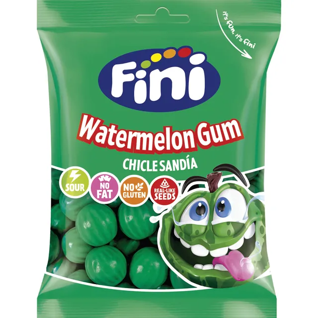 Arbūzų skonio kramtoma guma FINI, 90 g