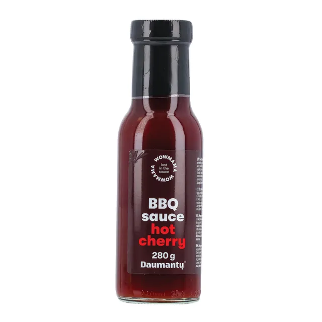 Kepsnių padažas WOWMAMA BBQ HOT CHERRY, 280 g