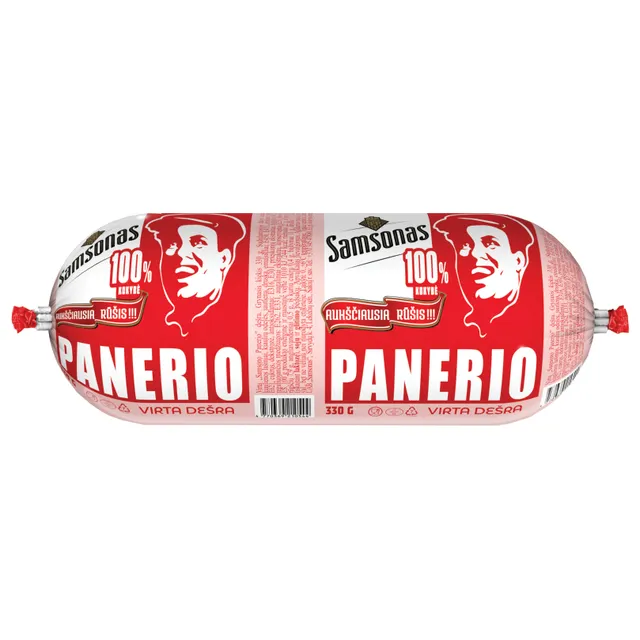 Boiled SAMSONO PANERIO sausage, a. r., 330 g